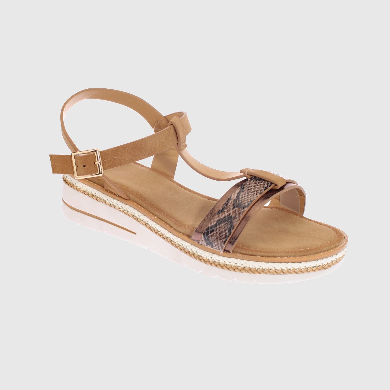 SANDALIA CAFE VIA FRANCA ART. 52109B40937BROWN - 1