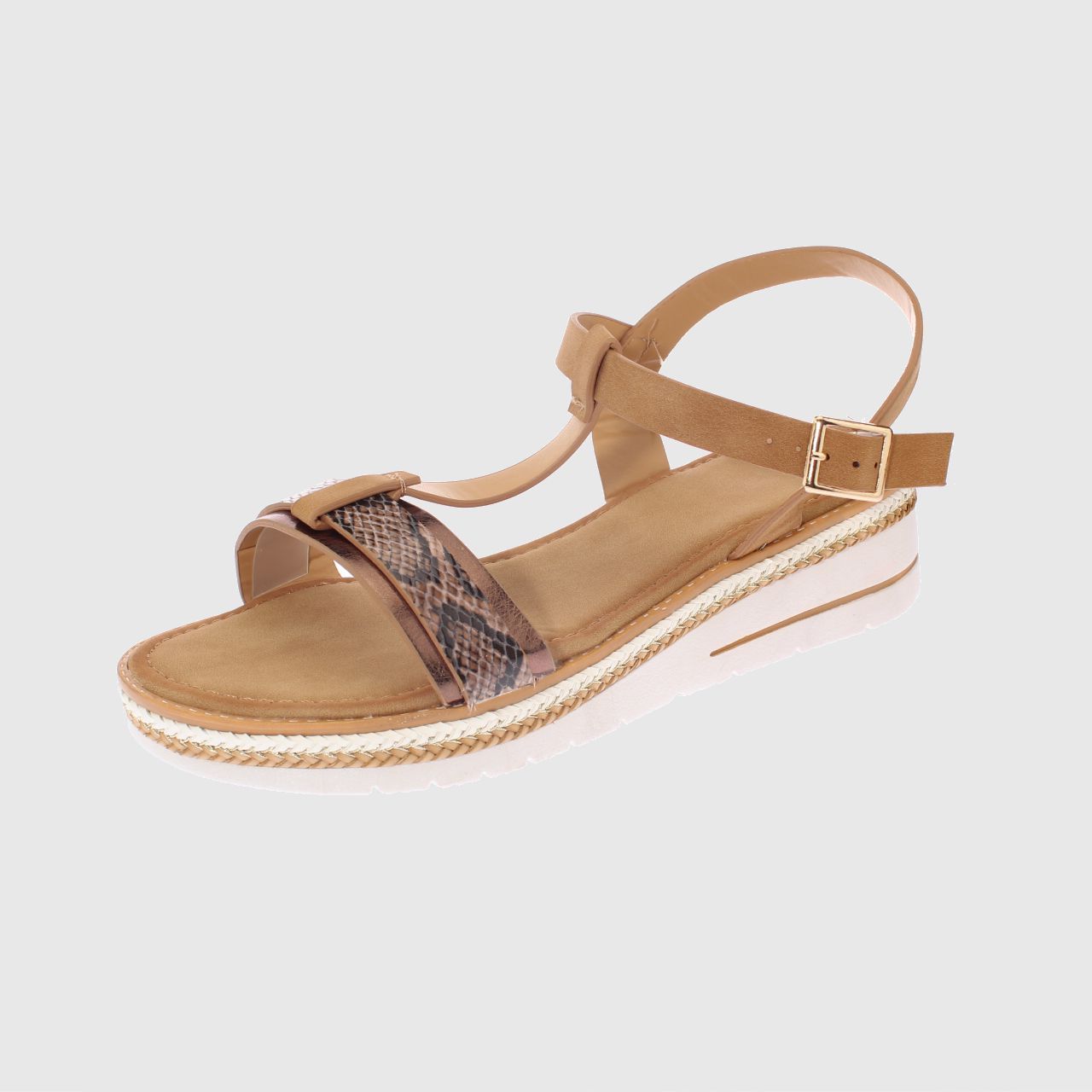 SANDALIA CAFE VIA FRANCA ART. 52109B40937BROWN - 2