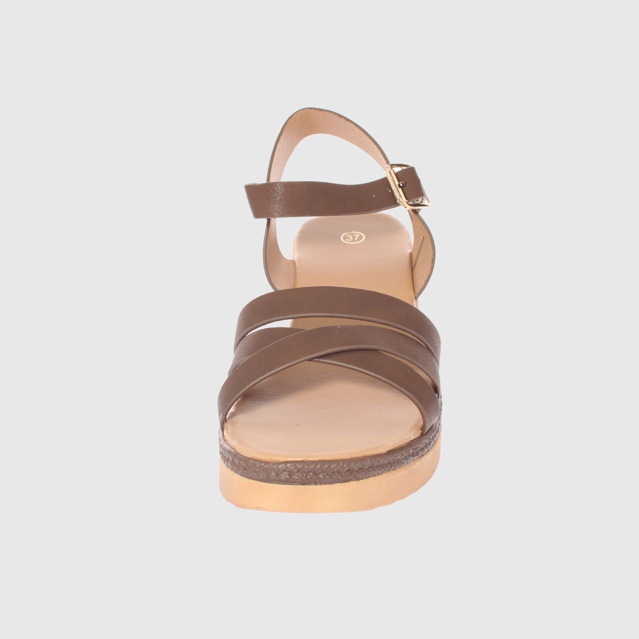 SANDALIAS MUJER VÍA FRANCA CAFÉ PLATAFORMA ART. 52110B31138DBROWN - 3