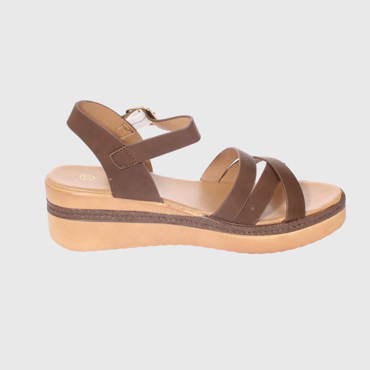 SANDALIAS MUJER VÍA FRANCA CAFÉ PLATAFORMA ART. 52110B31138DBROWN - 4