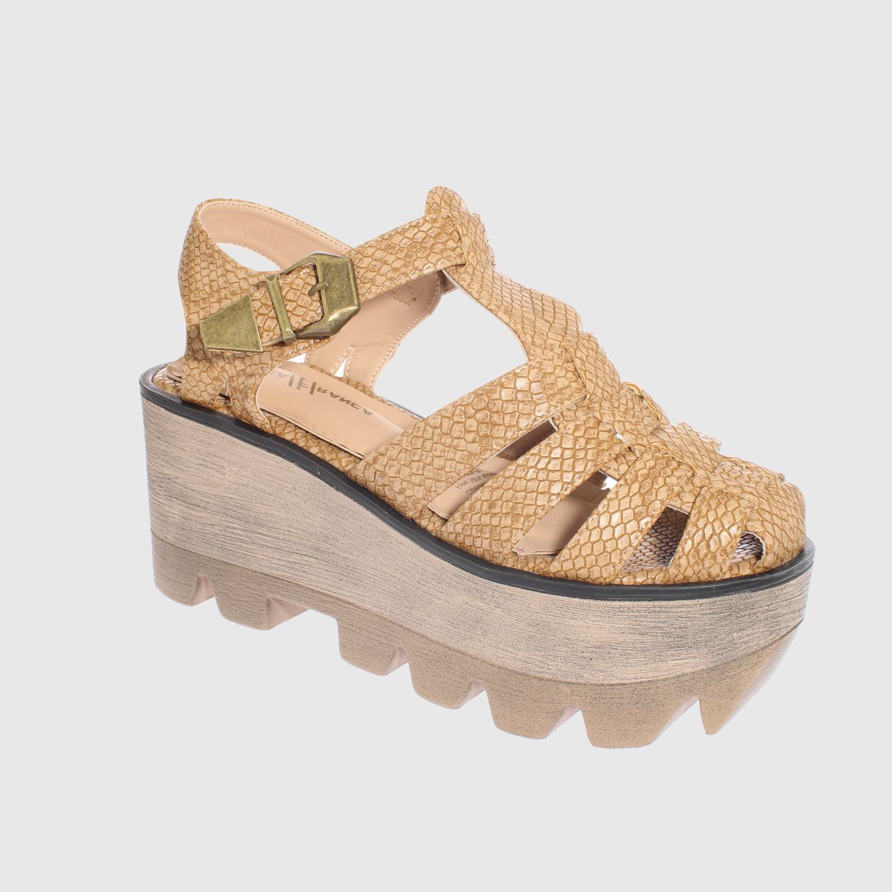 SANDALIAS MUJER VÍA FRANCA BEIGE PLATAFORMA ART. 5CP1602CBEIGE - 1
