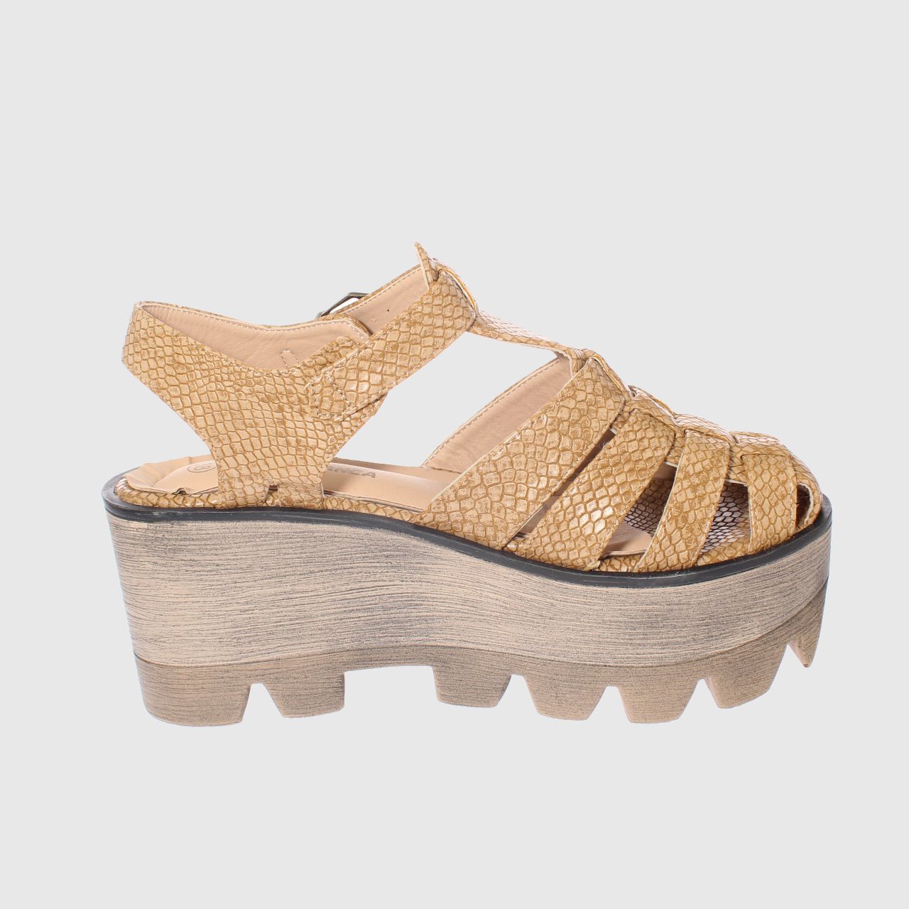 SANDALIAS MUJER VÍA FRANCA BEIGE PLATAFORMA ART. 5CP1602CBEIGE - 4