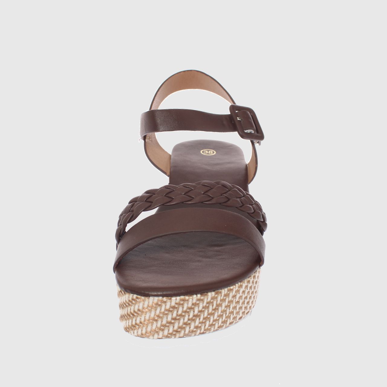 SANDALIAS MUJER VÍA FRANCA CAFÉ OSCURO PLATAFORMA ART. 52111B1155DBROWN - 3