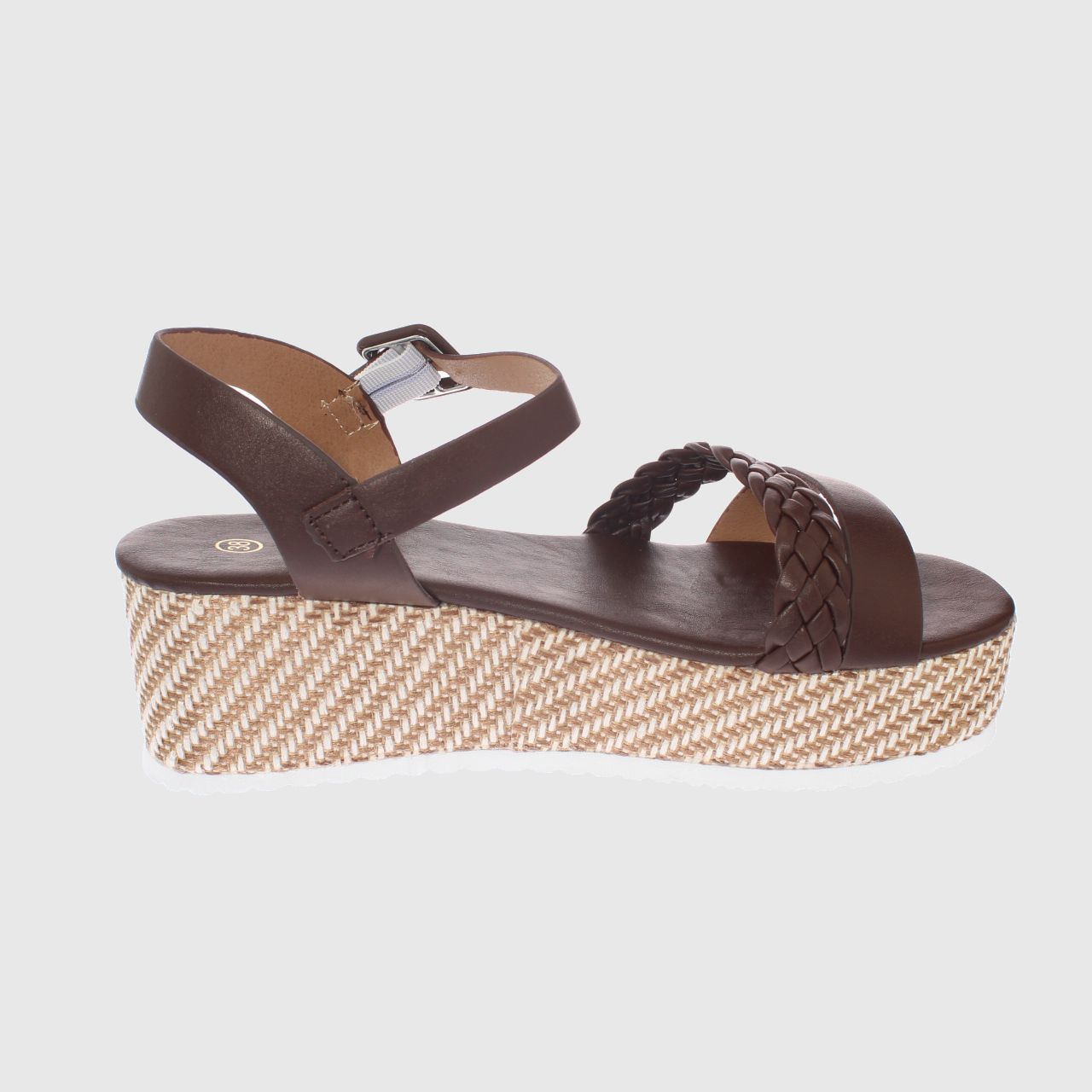 SANDALIAS MUJER VÍA FRANCA CAFÉ OSCURO PLATAFORMA ART. 52111B1155DBROWN - 4