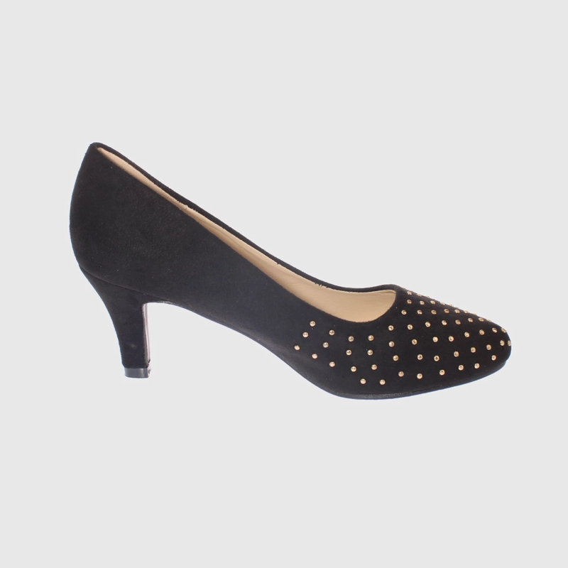ZAPATO TACO NEGRO HERIEL ART. 5H5111BLACK - 4