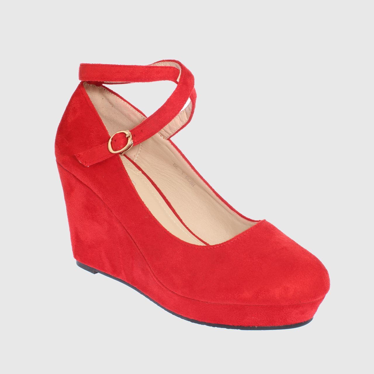 ZAPATO PLATAFORMA ROJO HERIEL ART. 5H6393RED - 1