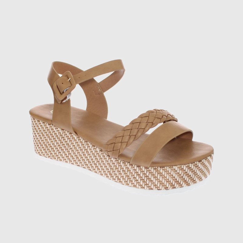 SANDALIAS MUJER VÍA FRANCA PLATAFORMA KHAKI ART. 52111B1155KHAKI - 1