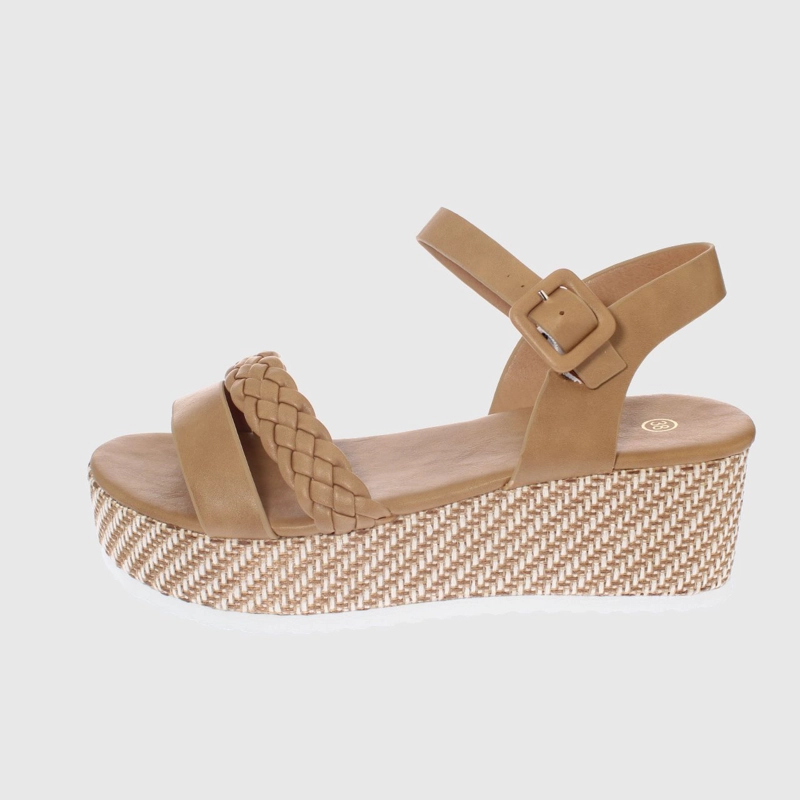 SANDALIAS MUJER VÍA FRANCA PLATAFORMA KHAKI ART. 52111B1155KHAKI - 2