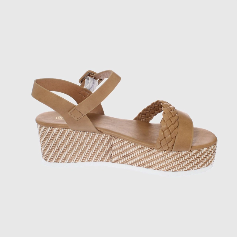 SANDALIAS MUJER VÍA FRANCA PLATAFORMA KHAKI ART. 52111B1155KHAKI - 4