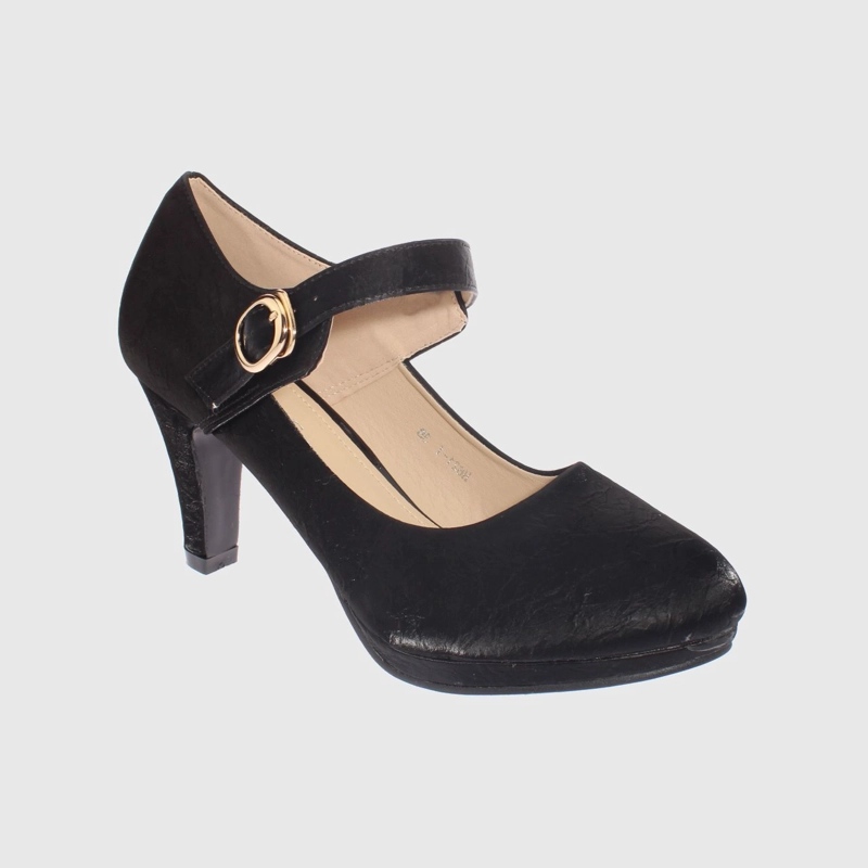 ZAPATO TACO NEGRO HERIEL ART. 5H6211BLACK - 1