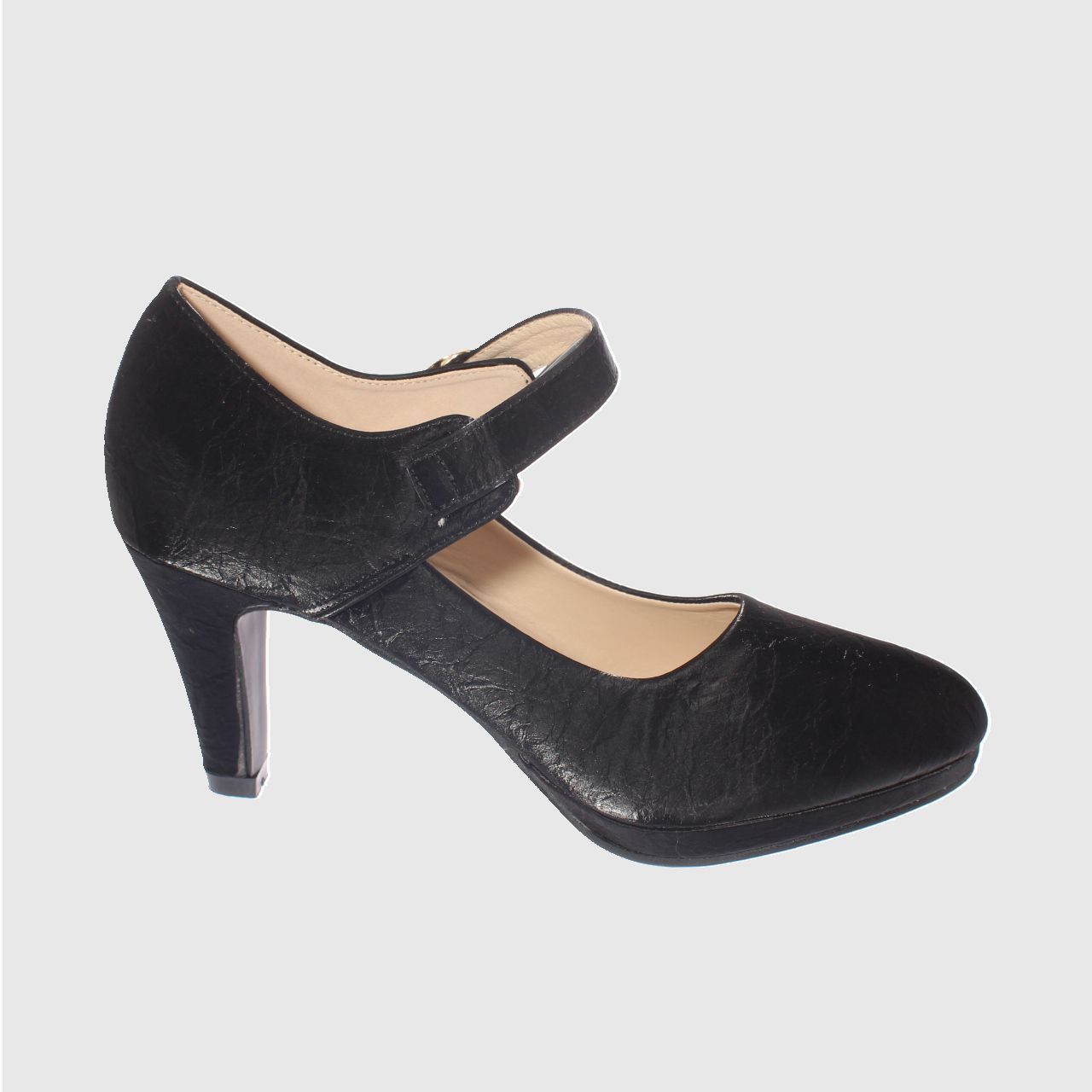 ZAPATO TACO NEGRO HERIEL ART. 5H6211BLACK - 4