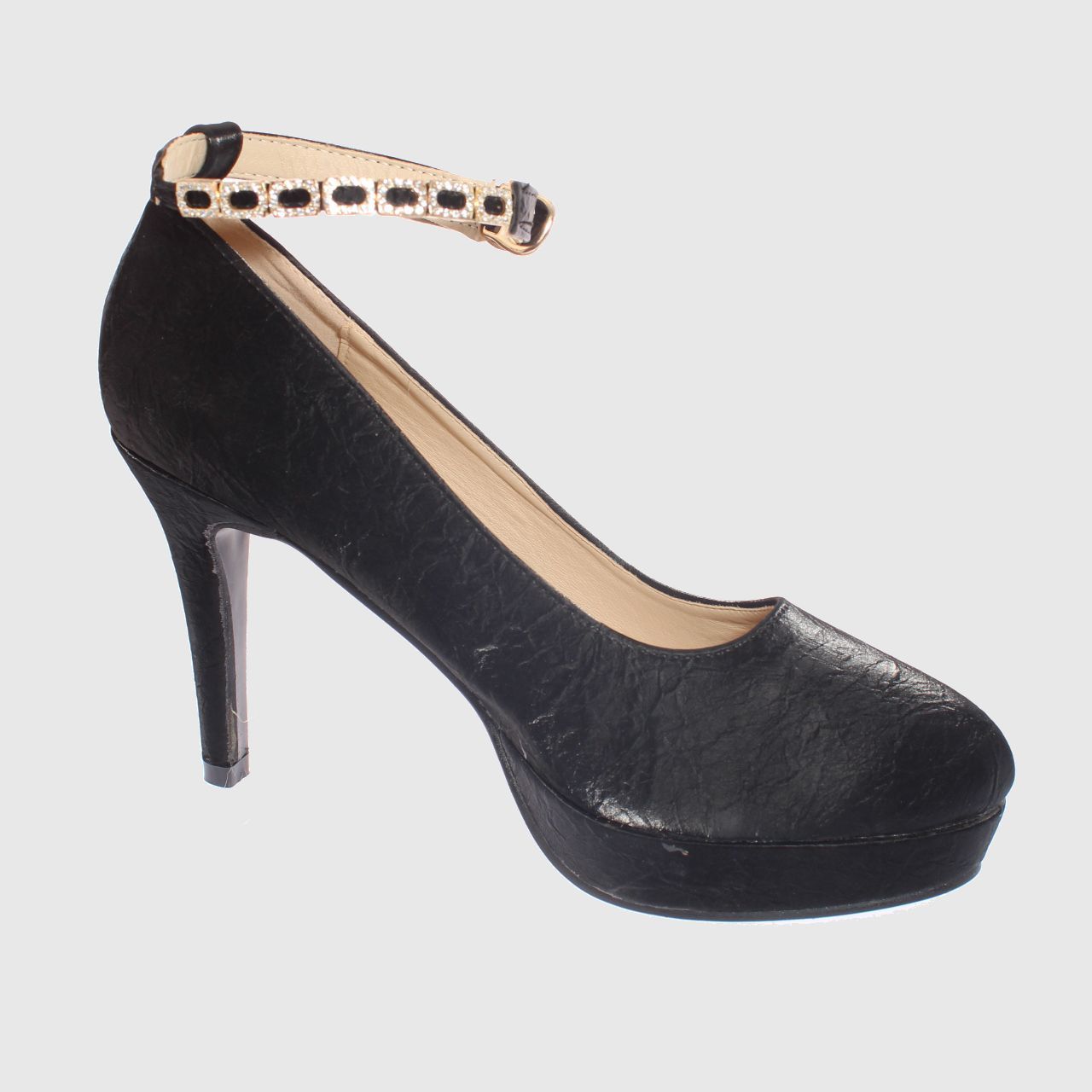 ZAPATO TACO NEGRO HERIEL ART. 5H6711BLACK - 4