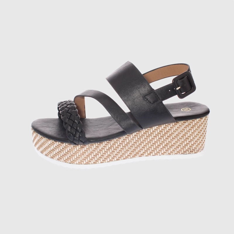 SANDALIAS MUJER VÍA FRANCA NEGRO PLATAFORMA ART. 52111B1156BLACK - 2