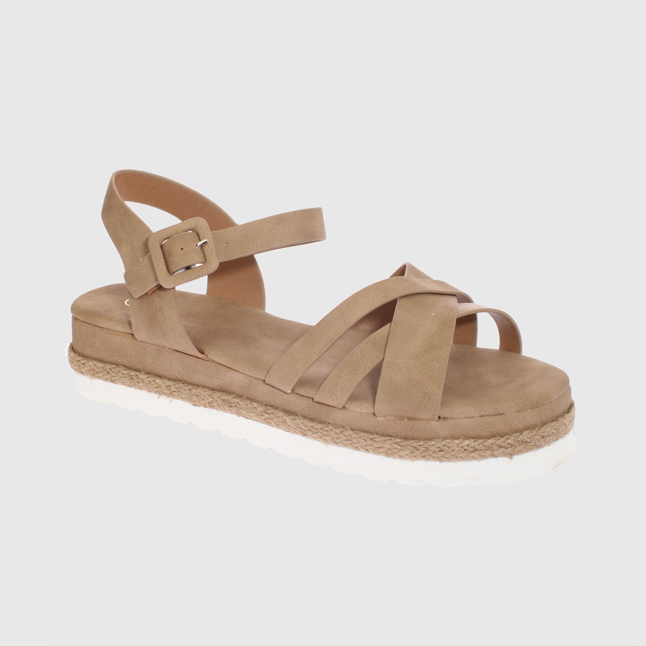 SANDALIAS MUJER VÍA FRANCA PLATAFORMA KHAKI ART. 52111B31160KHAKI - 1