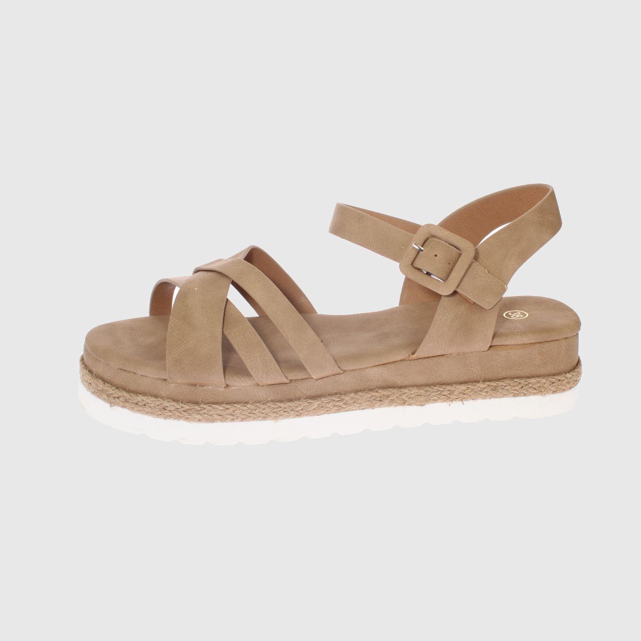 SANDALIAS MUJER VÍA FRANCA PLATAFORMA KHAKI ART. 52111B31160KHAKI - 2