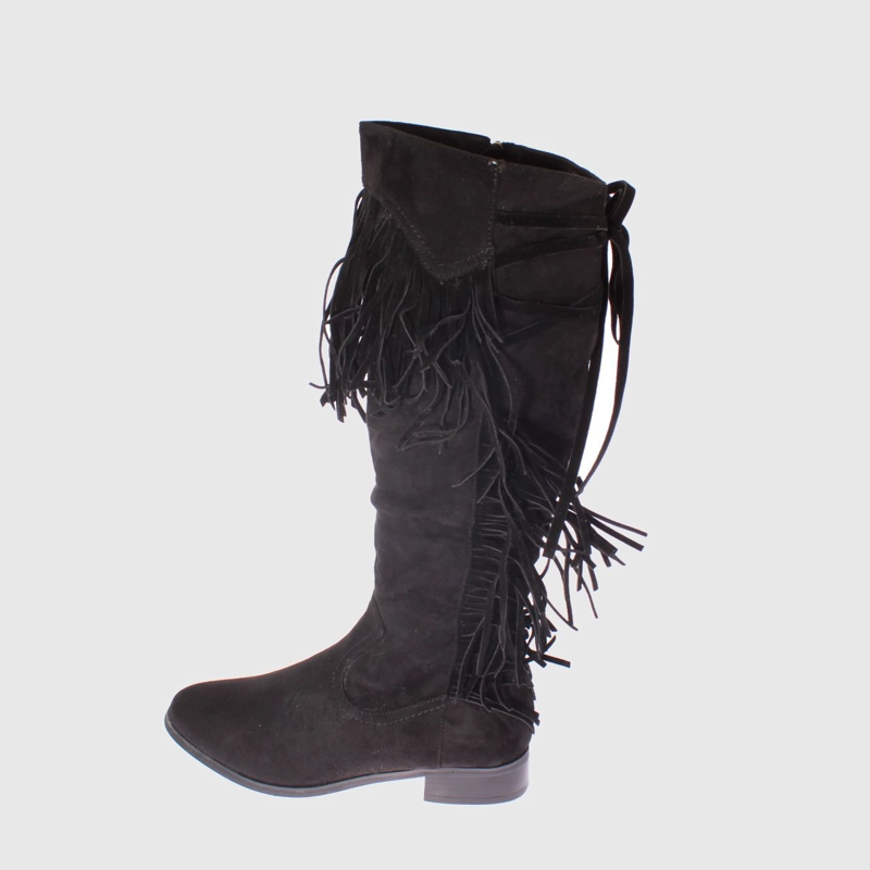 BOTAS MUJER VÍA FRANCA NEGRO FLECOS ART. 5Y32BLACK - 2