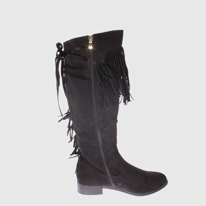 BOTAS MUJER VÍA FRANCA NEGRO FLECOS ART. 5Y32BLACK - 4