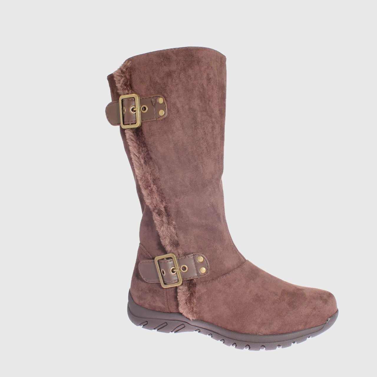 BOTAS MUJER VÍA FRANCA CAFÉ 2 HEBILLAS CELLINA ART. 521JS01BROWN - 1