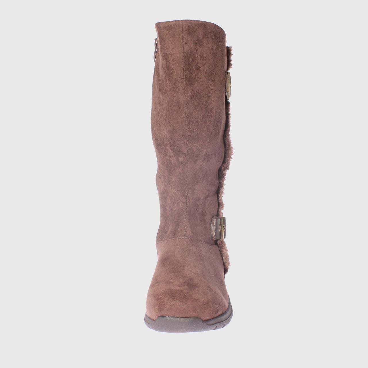 BOTAS MUJER VÍA FRANCA CAFÉ 2 HEBILLAS CELLINA ART. 521JS01BROWN - 3