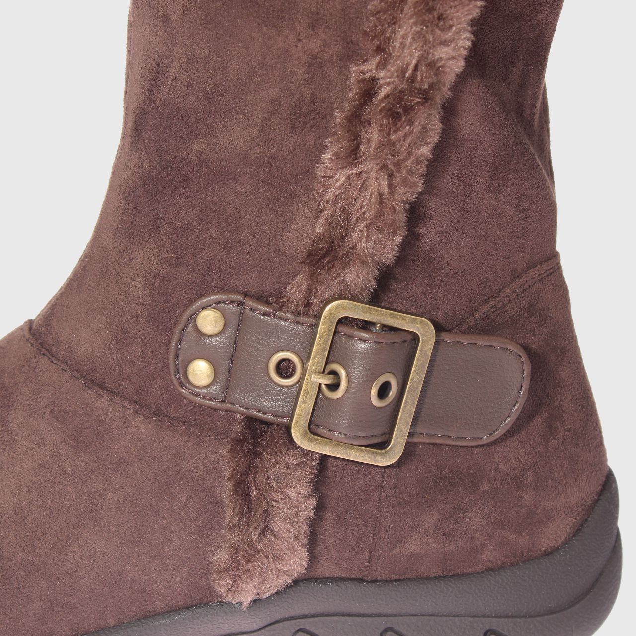 BOTAS MUJER VÍA FRANCA CAFÉ 2 HEBILLAS CELLINA ART. 521JS01BROWN - 5
