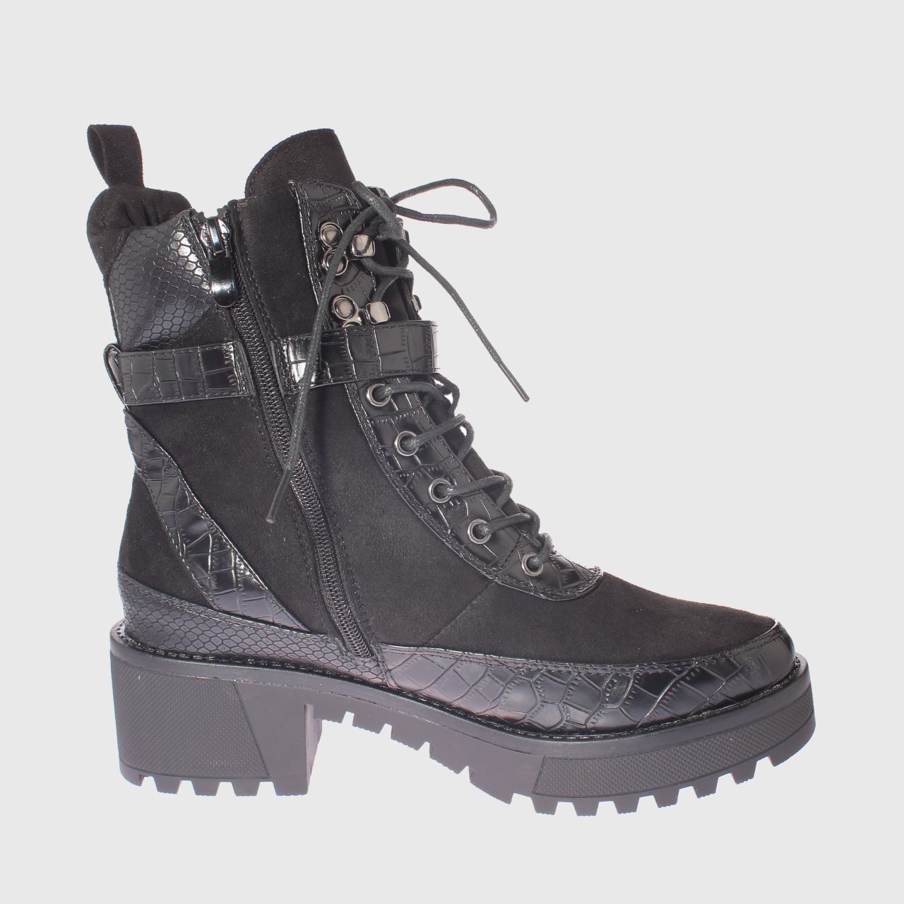 BOTÍN NEGRO ARMY CELLINA ART. 519JS02BLACK CASUAL - 4