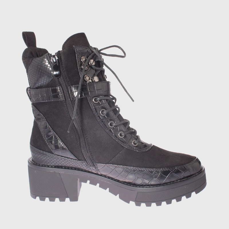 BOTÍN NEGRO ARMY CELLINA ART. 519JS02BLACK CASUAL - 4