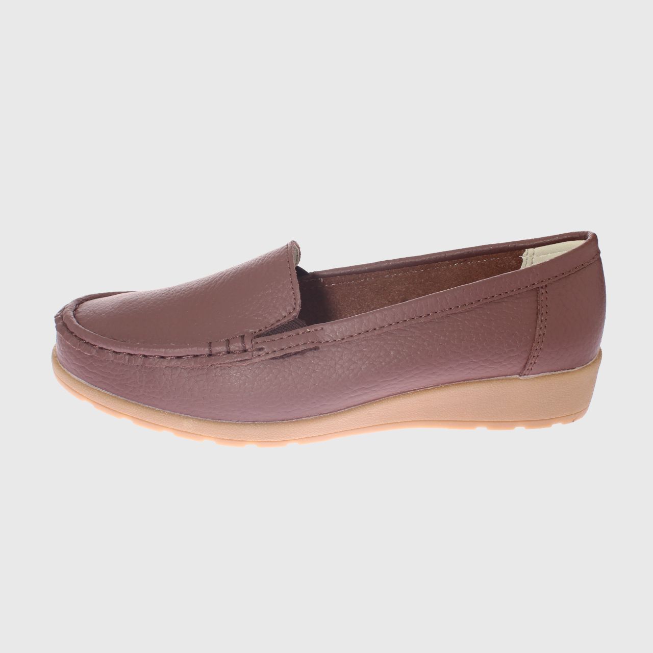 MOCASINES MUJER VIA FRANCA CUERO CAFÉ MARCHE ART. 5LO120BROWN - 2