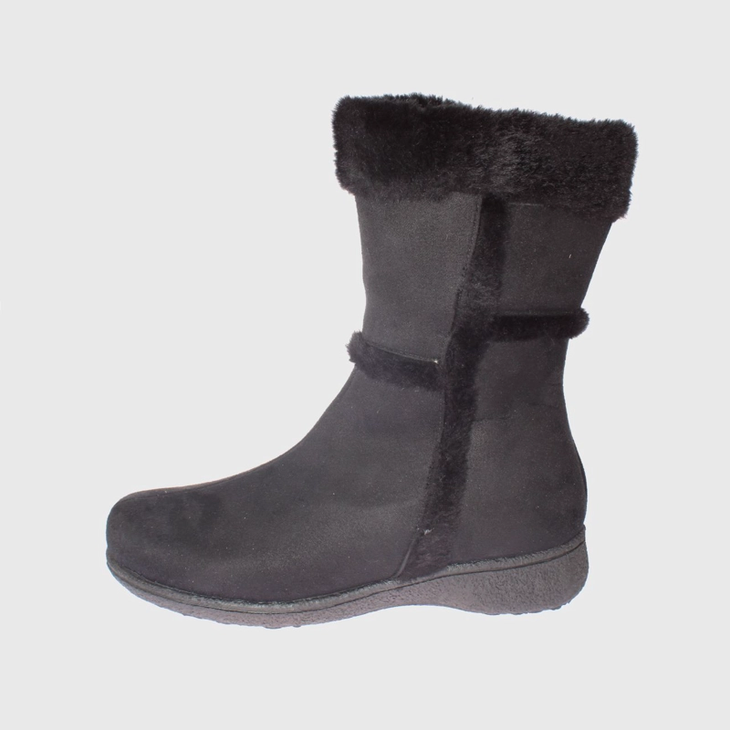 BOTAS MUJER VÍA FRANCA NEGRO PIEL MARCHE ART. 5NH036BLACK - 2