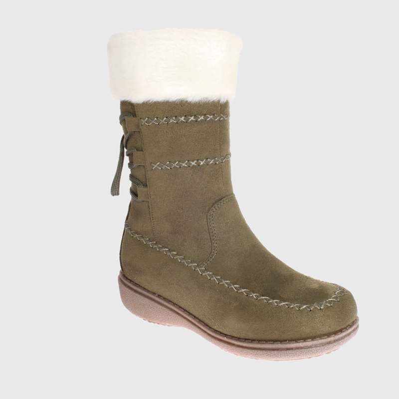 BOTAS NIÑA VÍA FRANCA VERDE PIEL MARCHE ART. 5NH038OLIVE - 1