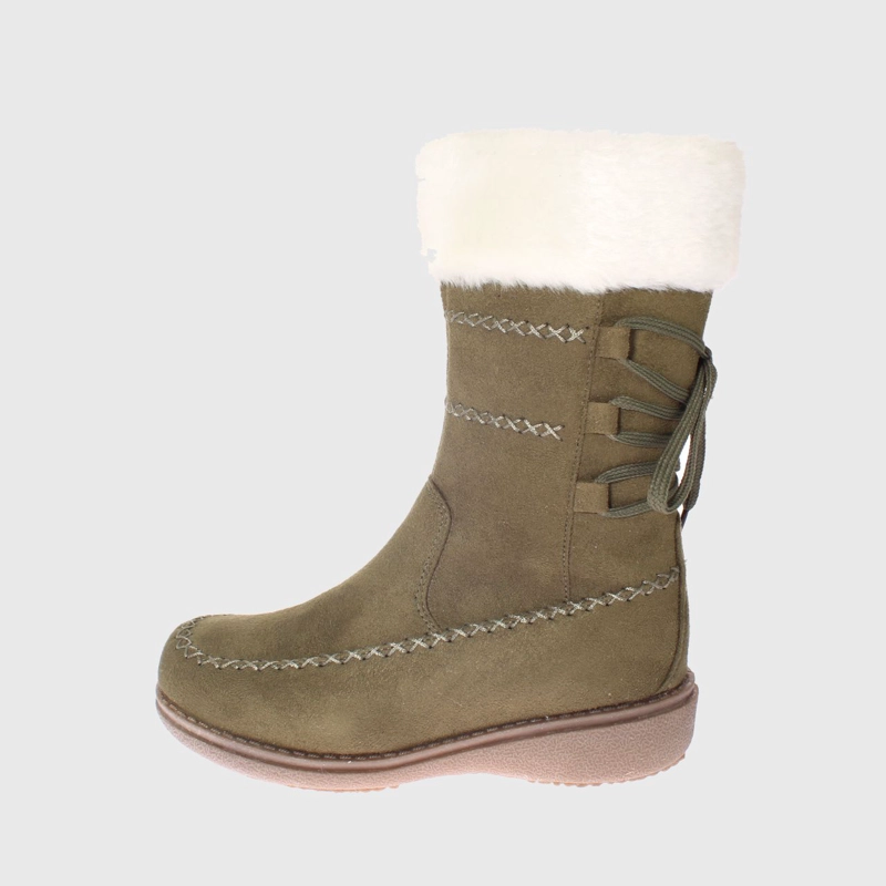 BOTAS NIÑA VÍA FRANCA VERDE PIEL MARCHE ART. 5NH038OLIVE - 2