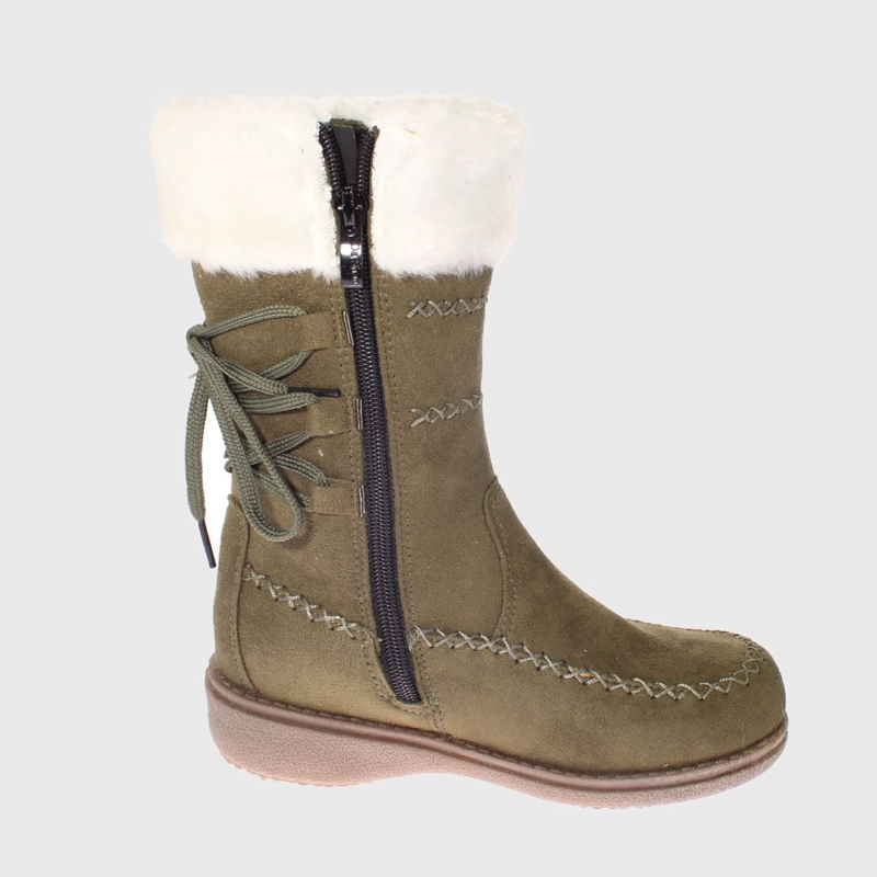 BOTAS NIÑA VÍA FRANCA VERDE PIEL MARCHE ART. 5NH038OLIVE - 4