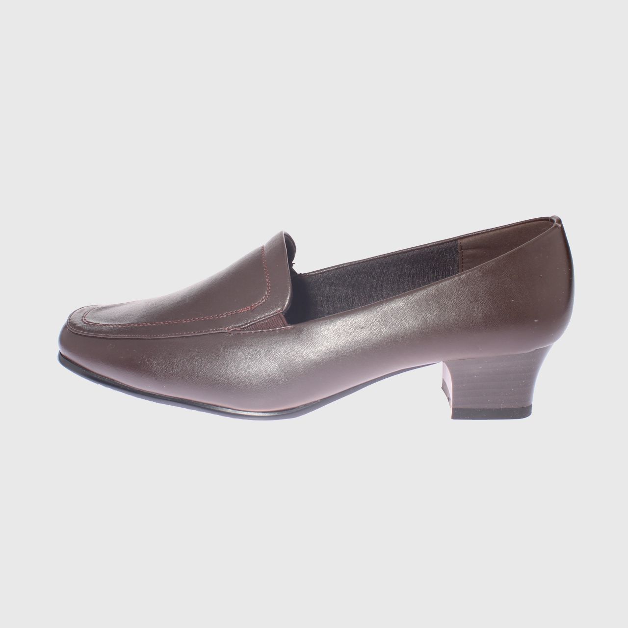 MOCASINES MUJER VIA FRANCA TACO CAFÉ ART. 5MJ02BLACK - 2
