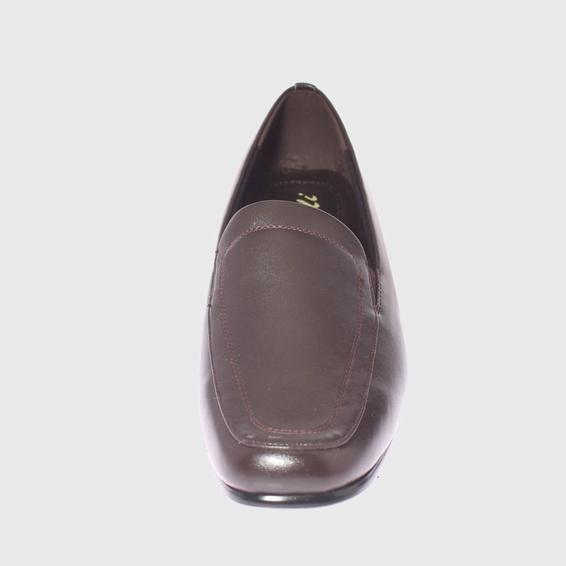 MOCASINES MUJER VIA FRANCA TACO CAFÉ ART. 5MJ02BLACK - 3