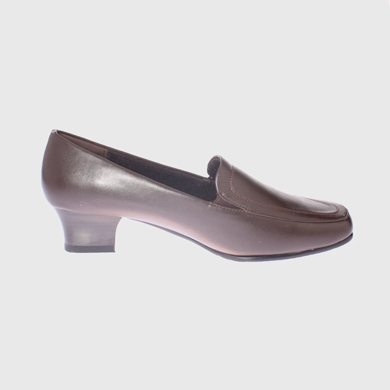 MOCASINES MUJER VIA FRANCA TACO CAFÉ ART. 5MJ02BLACK - 4