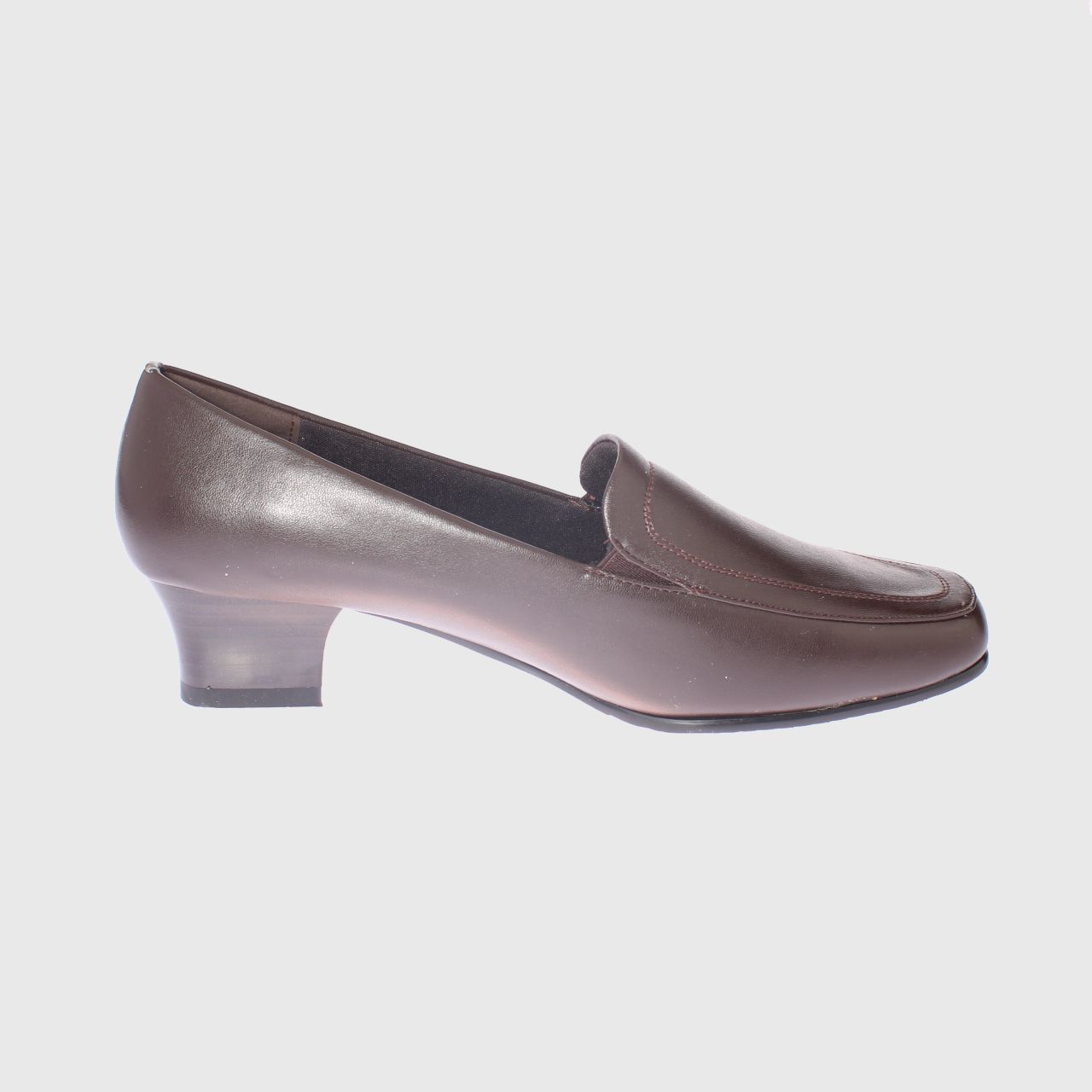 MOCASINES MUJER VIA FRANCA TACO CAFÉ ART. 5MJ02BLACK - 4