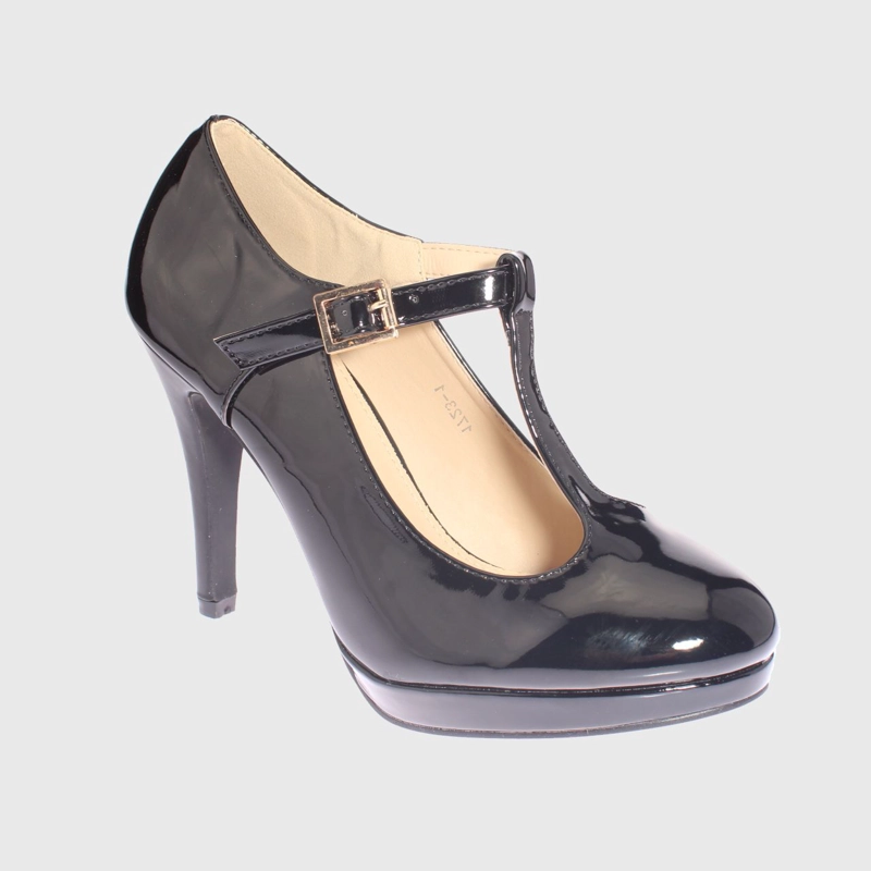 ZAPATO TACO NEGRO MIA MIA ART. 517231BLACK - 1