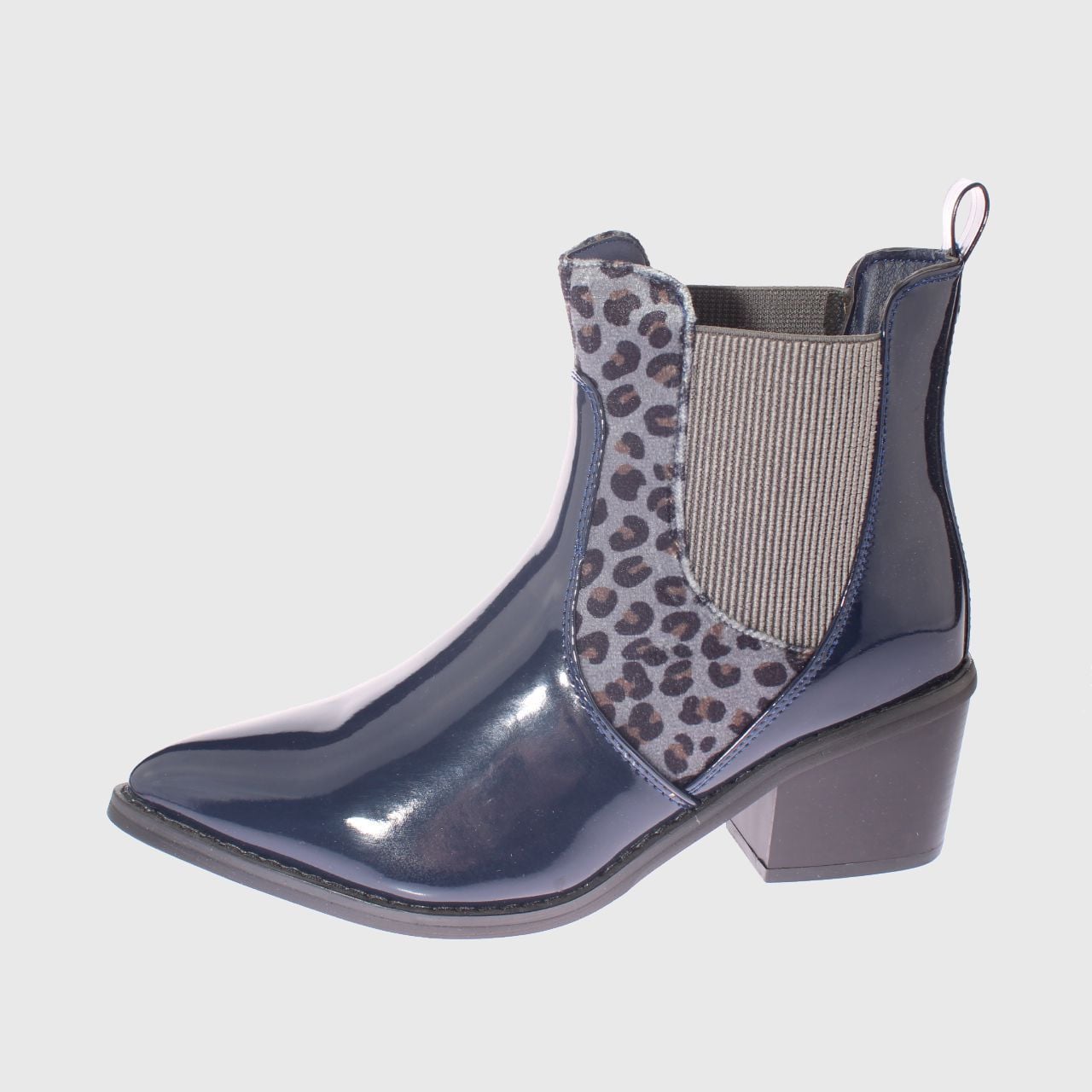 BOTÍN VÍA FRANCA AZUL MARINO ANIMAL PRINT NAVY ART. 52105B30421SLNAVY URBANO - 2