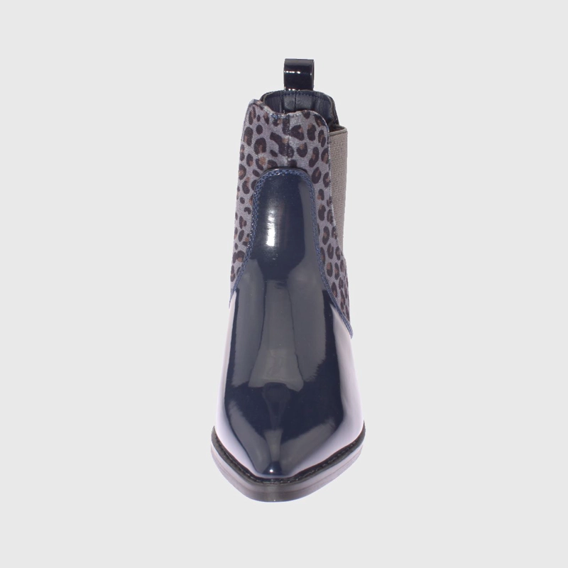 BOTÍN VÍA FRANCA AZUL MARINO ANIMAL PRINT NAVY ART. 52105B30421SLNAVY URBANO - 3