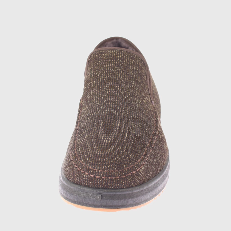 ZAPATOS HOMBRE VIA FRANCA TEXTIL CONFORT CAFÉ ART. 82202A0021BROWN - 3
