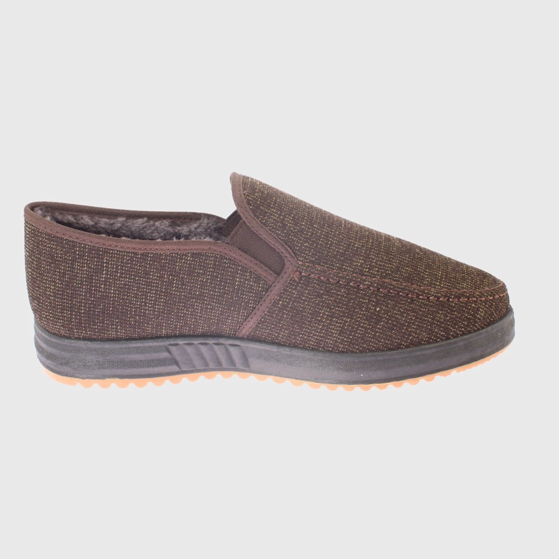 ZAPATOS HOMBRE VIA FRANCA TEXTIL CONFORT CAFÉ ART. 82202A0021BROWN - 4