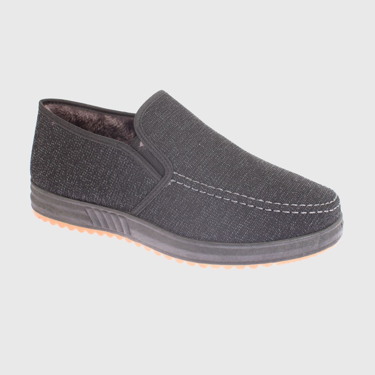 ZAPATOS HOMBRE VIA FRANCA TEXTIL NEGRO CONFORT ART. 82202A0021 - 1