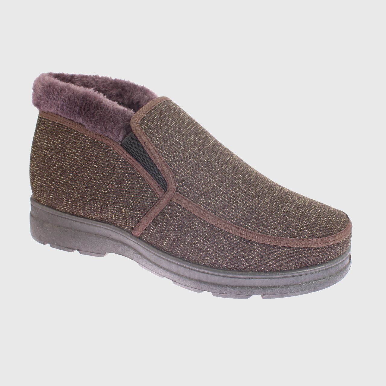 ZAPATOS HOMBRE VIA FRANCA TEXTIL CONFORT CAFÉ ART. 82202A0020BROWN - 1