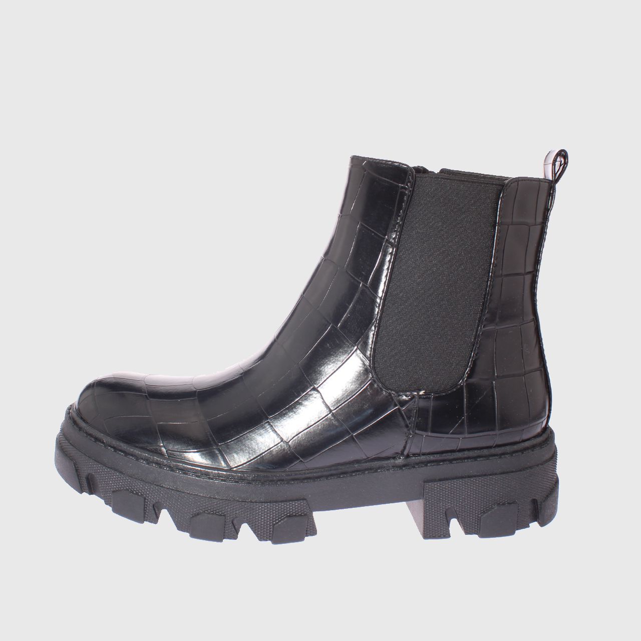 BOTÍN NEGRO CROCO I-RUN ART. 5G9367F1 CASUAL - 2