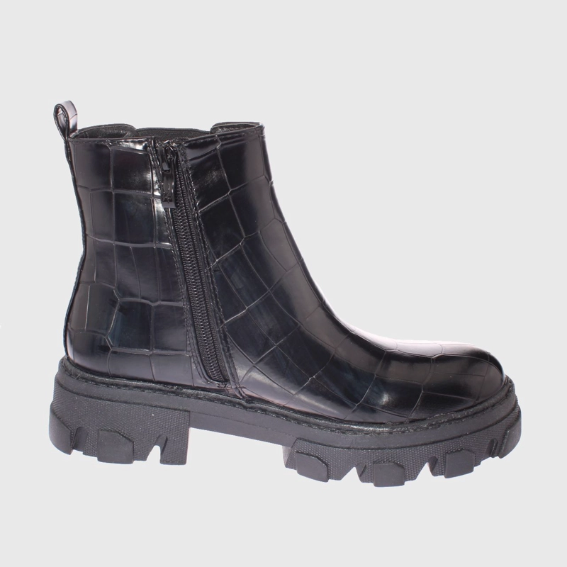 BOTÍN NEGRO CROCO I-RUN ART. 5G9367F1 CASUAL - 4