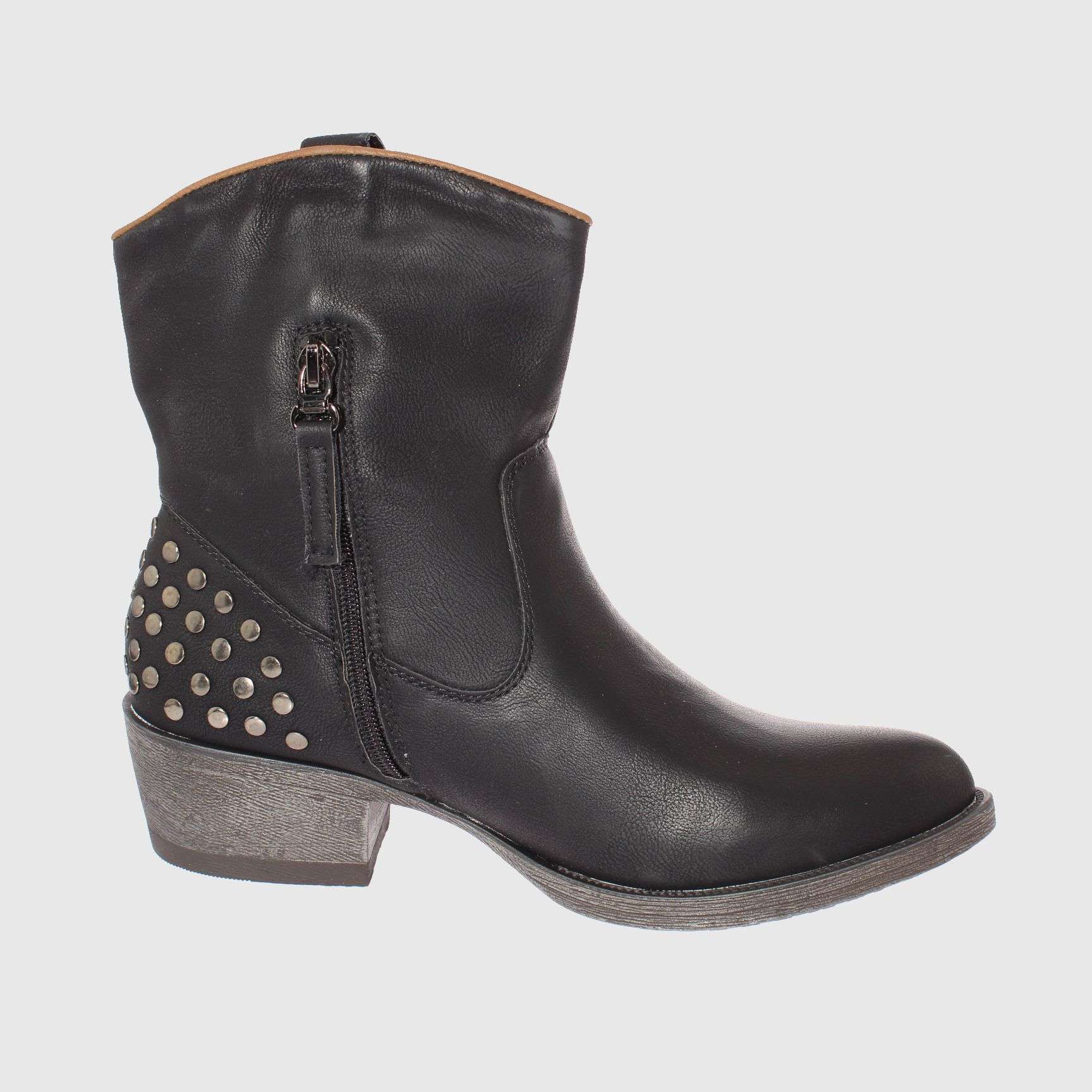 BOTAS MUJER VÍA FRANCA NEGRO MARCHE ART. 5XU701BLACK - 4