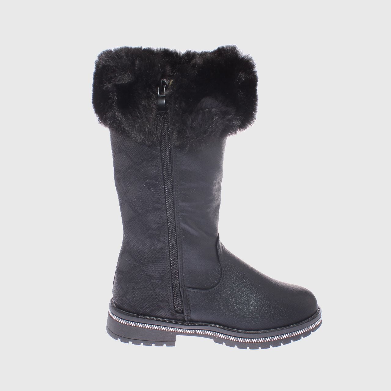 BOTAS NIÑA VÍA FRANCA NEGRO ART. 3771BLACK - 3