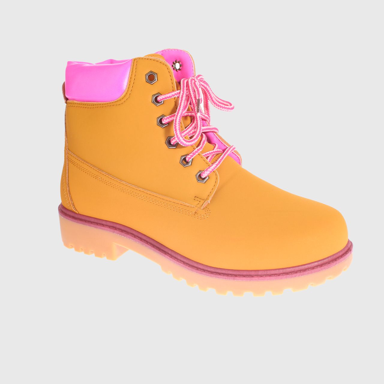 BOTÍN AMARILLO YELLOW PINK SUANG NIS ART. 5CJM7001YEP CASUAL - 1