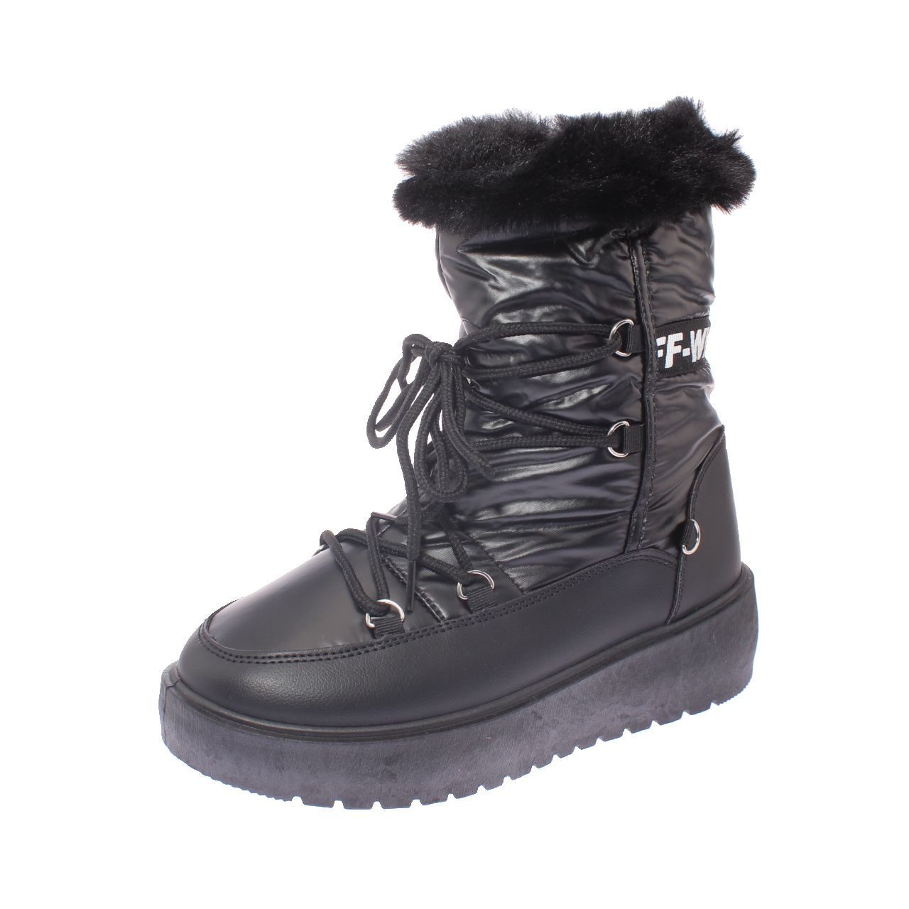 BOTAS MUJER VÍA FRANCA NEGRO PIEL ART. 5MXU5334BLACK - 1