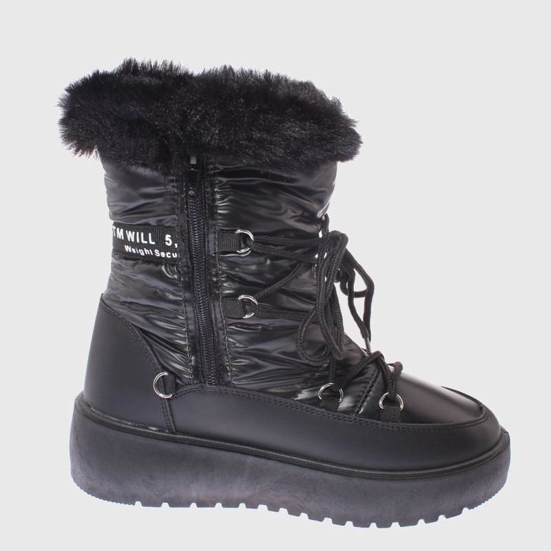 BOTAS MUJER VÍA FRANCA NEGRO PIEL ART. 5MXU5334BLACK - 4