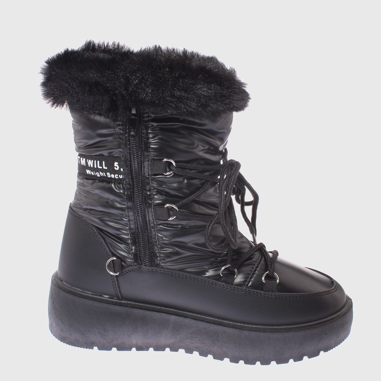 BOTAS MUJER VÍA FRANCA NEGRO PIEL ART. 5MXU5334BLACK - 4